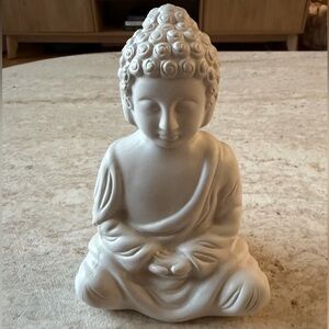 White Buddha Figurine